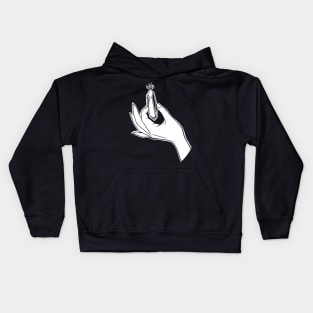 Hand with Crystal Kids Hoodie